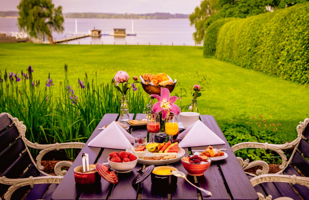 Helgfrukost på Krägga Herrgård